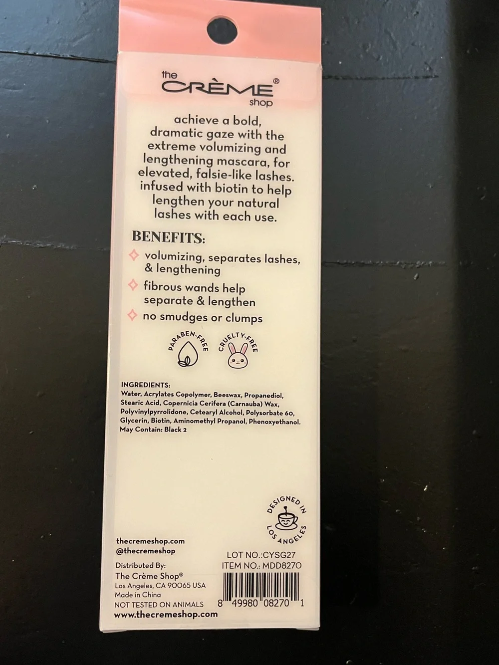 The Crème Shop 3D Mascara Dramatic Duo - 2 Mascaras